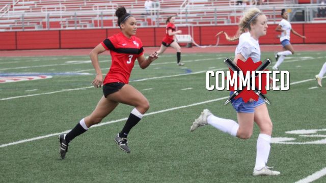 TopDrawerSoccer's tweet photo. .@BKgSoccer &amp; @tschurricane's @ramsdavis_ looks to impress with @OleMissSoccer

Girls Commitments: https://t.co/bD5Cns6ro3🔒 #TopDrawerSoccer https://t.co/GnTAKk1Xwe
