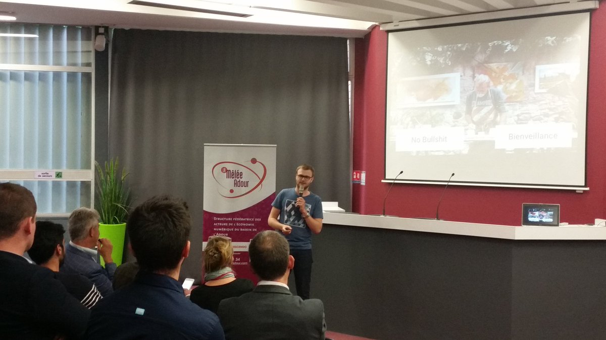 LaMeleeAdour's tweet photo. Pitch Me Up à #Tarbes, c'est parti ! #startups #startup #PitchMeUpTour https://t.co/UtilHFy45M