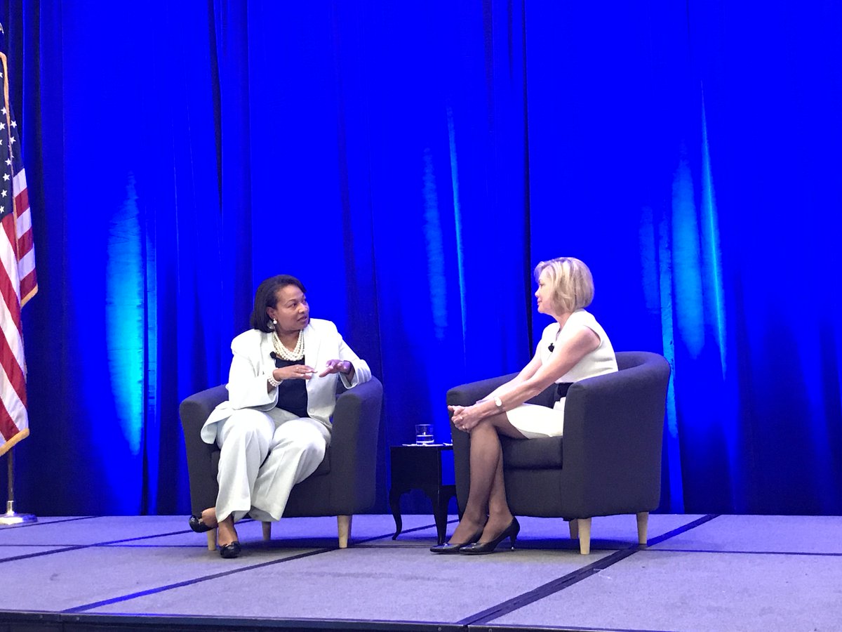 TASCInc's tweet photo. @DefenseIntel CIO Janice Glover-Jones &amp; our CEO, Lynn Dugle, discussing resilience at today's  @_WMMedia_ #NatSecWomen forum #Sheroes https://t.co/Vuzn66Hnsa
