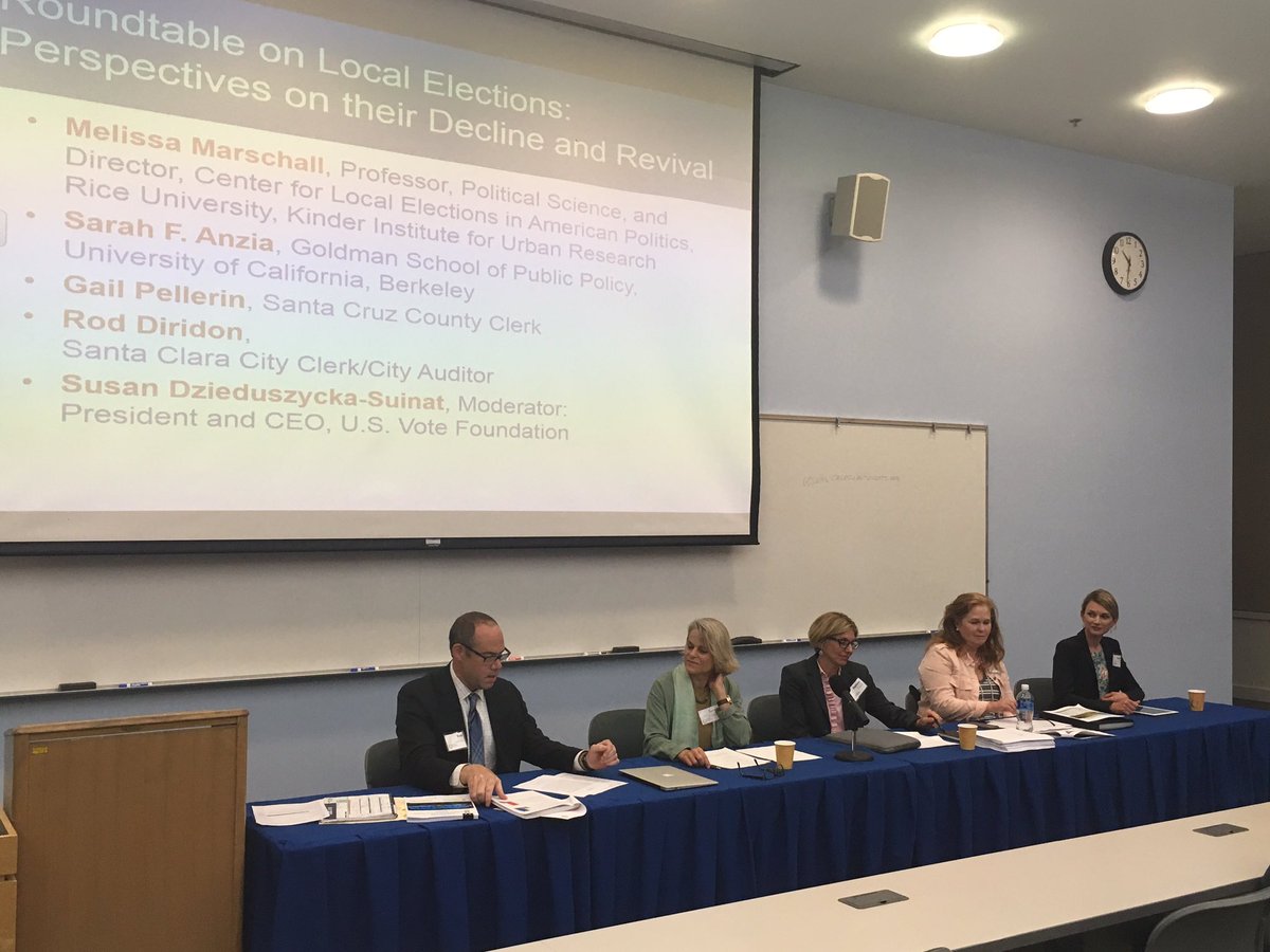 electiontech's tweet image. Great conversations on #localelections -- our panel is doing great work to engage voters on down ballot races &amp;amp; issues #electiontech