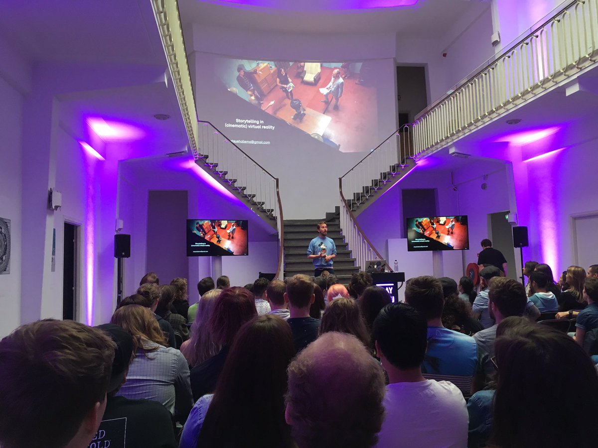 ricutza's tweet photo. Innovative techniques call for innovative spaces #VR talks @playgroundsfest's #PlaygroundsSession https://t.co/zthNWYIcoU