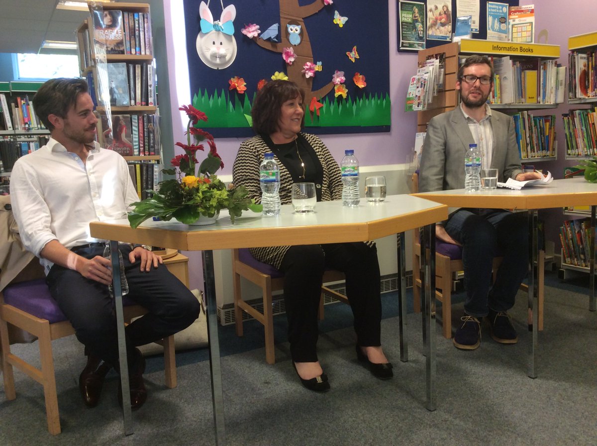 YourLiveWire's tweet photo. A big thank you to  @RachelAbbott and @Daniel_P_Cole for their fantastic visit to Stockton Heath Library last month! #throwbackthursday https://t.co/AS9aGGUfqd