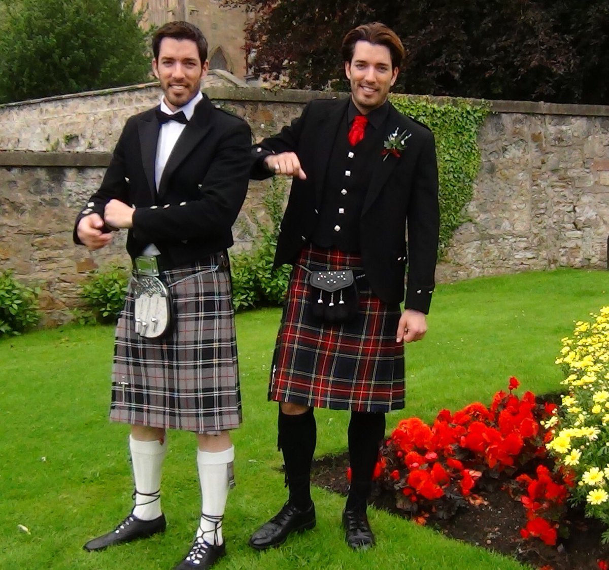 All we're missing are bagpipes TBT kilts | Drew Scott | Scoopnest