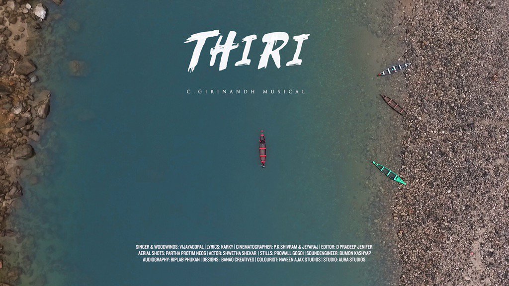 THIRI poster with the credits.Video coming real soon #karky #musicvideo #nature #girinandh