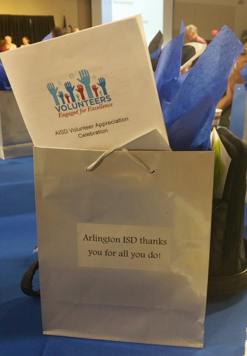 GoodmanStaff's tweet photo. Arlington ISD honoring our 250 and 500 hours of volunteer service with a fabulous luncheon and beautiful gifts. https://t.co/xBAzFFpX7z