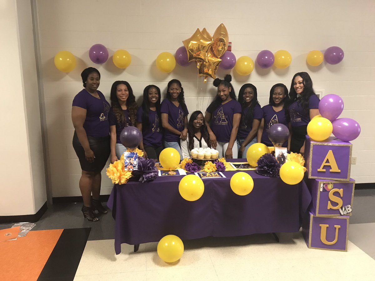 webovball's tweet photo. Today is the day! Our very own @_ThereGoAshley1 is Alcorn bound!!! Good luck Ashley!!! We're rooting for you! #webovball https://t.co/4SZl1MQSX8