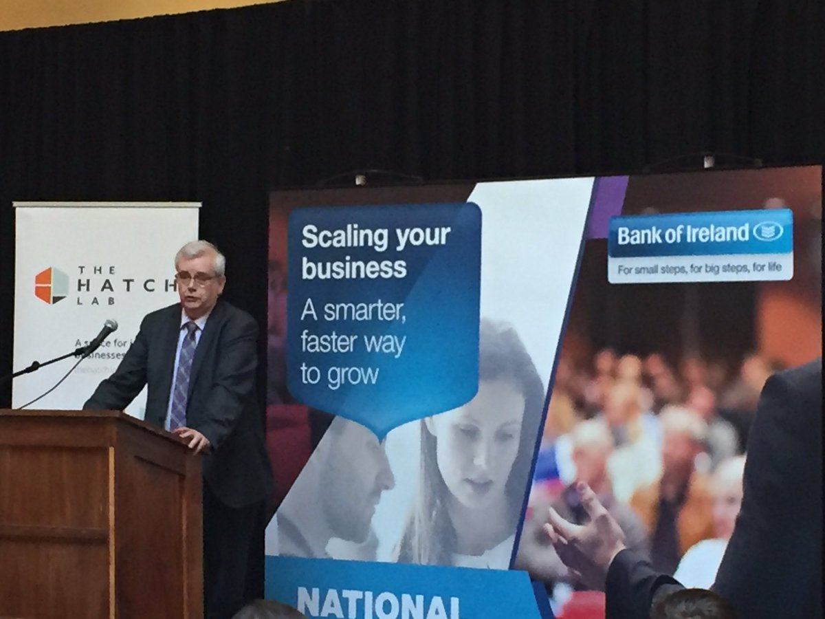 petercooney's tweet photo. Deputy Chief Executive Tony Larkin speaking on behalf of @wexfordcoco @bankofireland Future of Workspace @TheHatchLab #LETSCONNECTBOI https://t.co/pPyRMxqa4c
