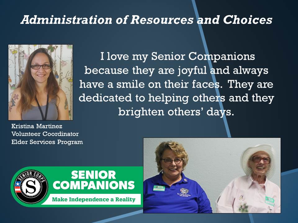 TucsonSCP's tweet photo. I love my Senior Companions because... #SeniorCorpsWorks #IamSeniorCorps #VolunteerRecognitionDay #seniorweek17 https://t.co/KR10X7d4Bd