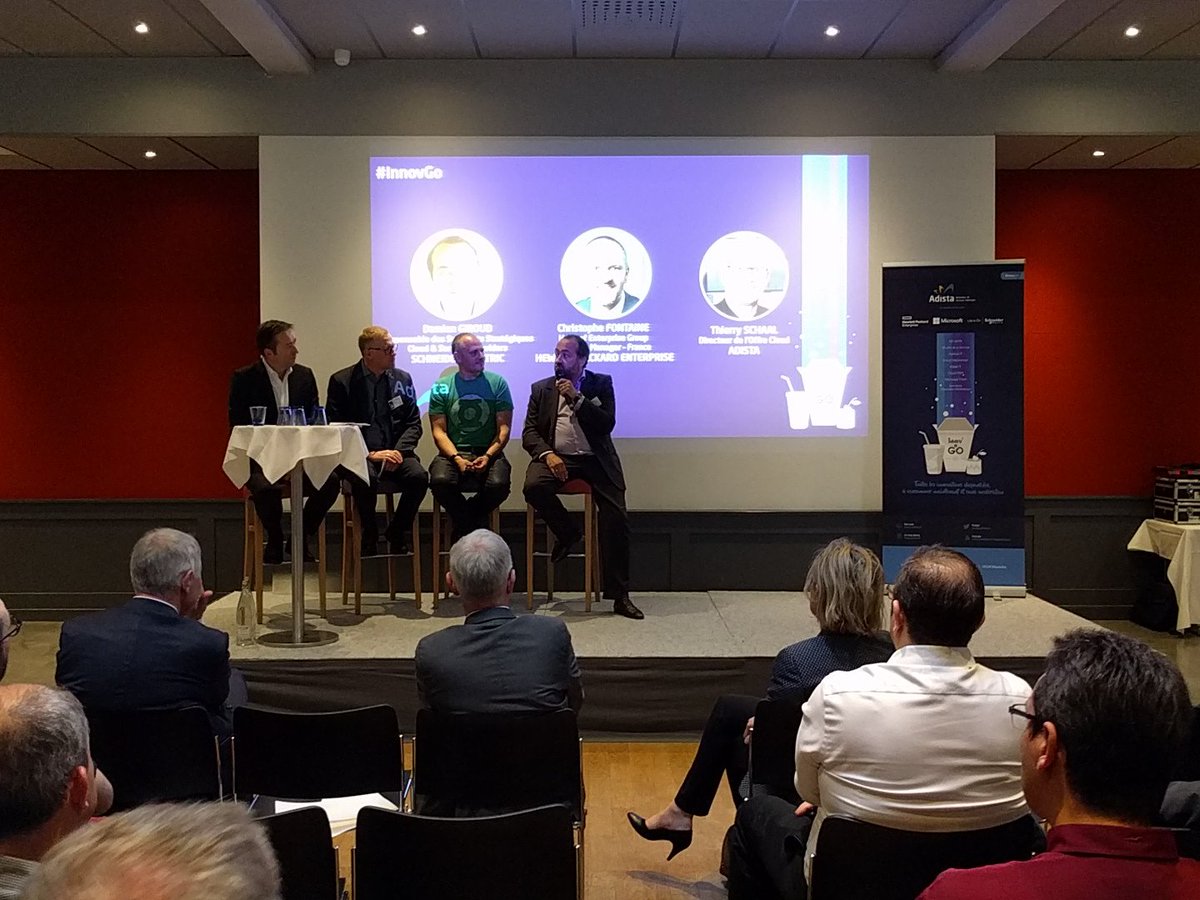 adistafrance's tweet photo. #innovgo #datacenter #edgeit #smartbunker Damien Giroud intervient sur le versant Énergie de l'It. @SchneiderElec https://t.co/5xTIZCcqm3