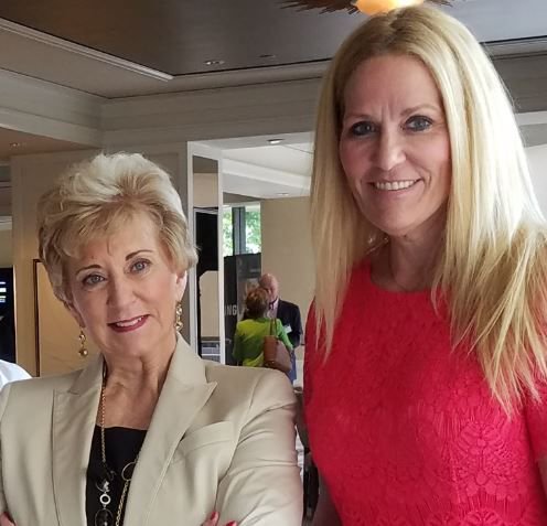 KimGreenKerr's tweet photo. Enjoyed meeting Administrator Linda McMahon @SBA at this morning's @WSJ #FutureofEverything breakfast. @sprintbusiness @SprintSmallBiz https://t.co/UdsVIGhdQO