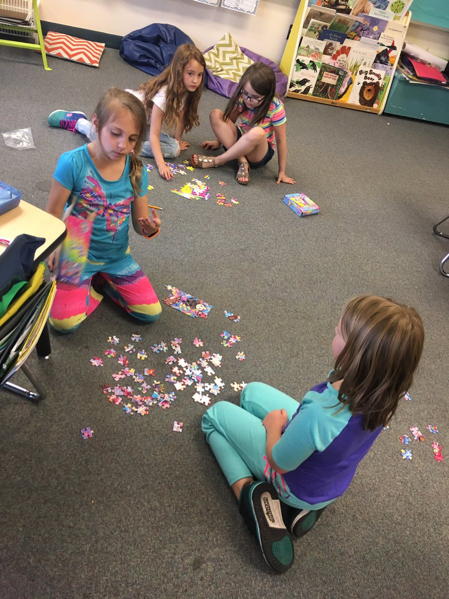 sterkel2ndgrade's tweet photo. Puzzle &amp; PJ day! #puzzles @KanelandKST @Kaneland302 https://t.co/Ohom2MEQuF