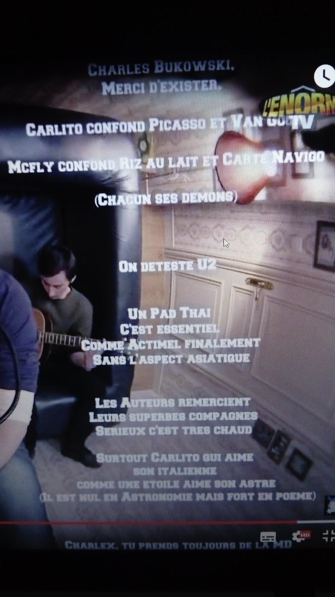 Theodzm's tweet photo. Cette émission est superbe on y trouve quelques petits surprises.. #FatShow https://t.co/KX3e2pkuXe