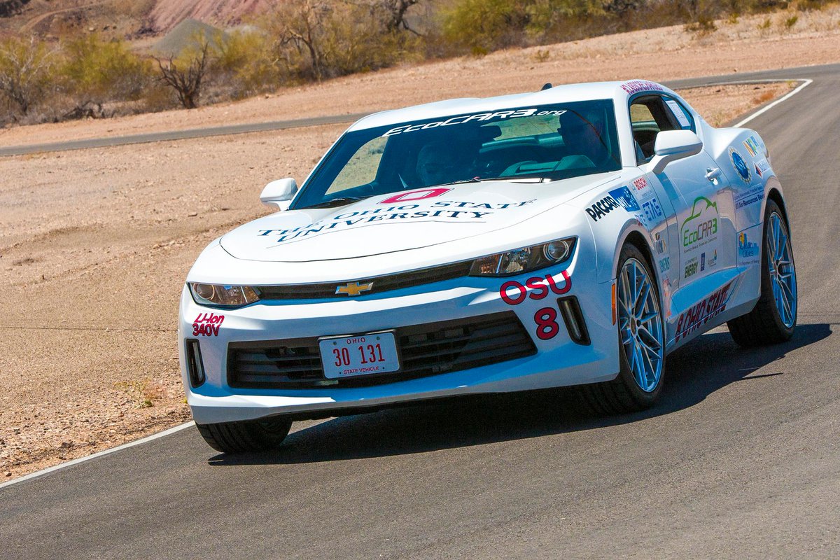 GM's tweet photo. Visit our IG page tomorrow for a behind-the-scenes look at the @EcoCAR3 competition w/ @mtbarra &amp; GM EVP Mark Reuss. https://t.co/DXZtytTFAL https://t.co/LZFXRHb3kF