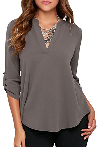 kaufkunst's tweet photo. #Sale https://t.co/hjy4by7BxL #LILBETTER #Damen #beilaeufige #Chiffon #Damen #mit V #Ausschnitt #mit #Buendchen #Bluse #Tops https://t.co/c3zHJdfHGq
