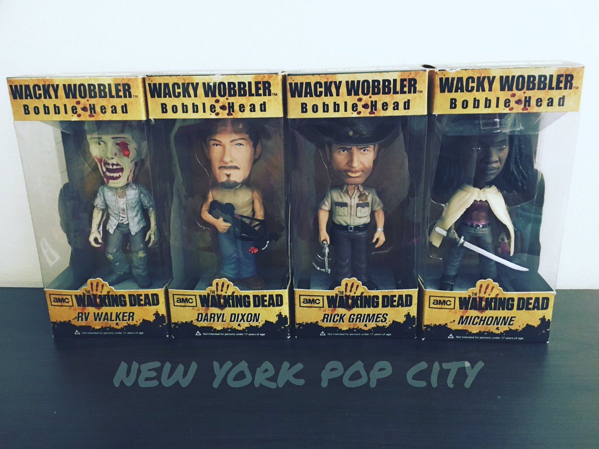 newyorkpopcity's tweet photo. Throwing it back to our first ever Funko collection circa 2013! #FunkoWobblers #AMCWalkingDead #TBT https://t.co/xXGqhvCufv