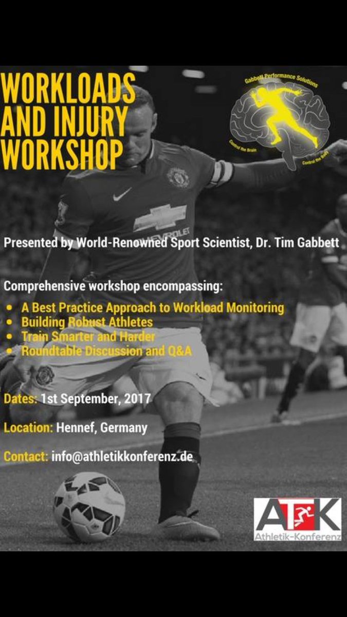 AndreasBeck66's tweet image. Dr. Tim Gabbett in Germany. Can’t wait to pick his brain! ow.ly/NInl30bQsoR #workload #injuryprevention  #GPSPerformance #pullsh