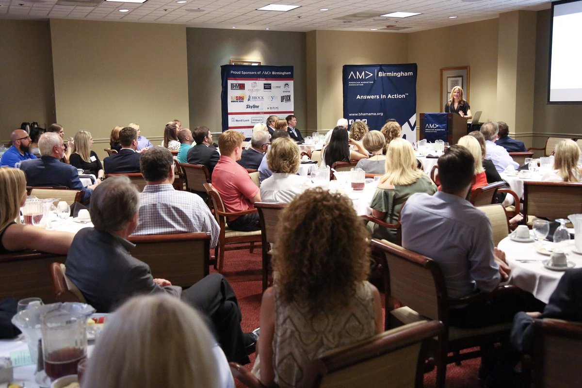 AMABirmingham's tweet photo. Huge thank you to all who attended our May Signature Series Luncheon yesterday! It was one of our best yet! #bhamama #inbirmingham https://t.co/Jtp0a1aPdT