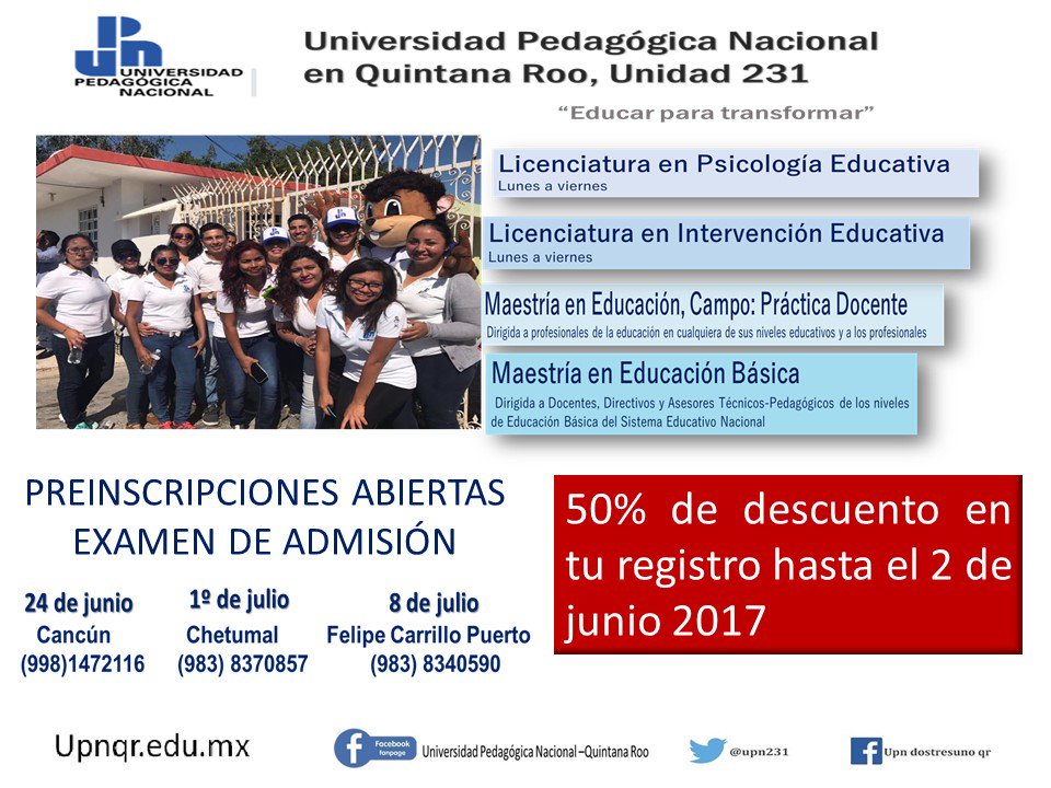 Transforma tu futuro con nosotros! 
Promoción válida hasta el 2 de junio  @MarisolEducQ