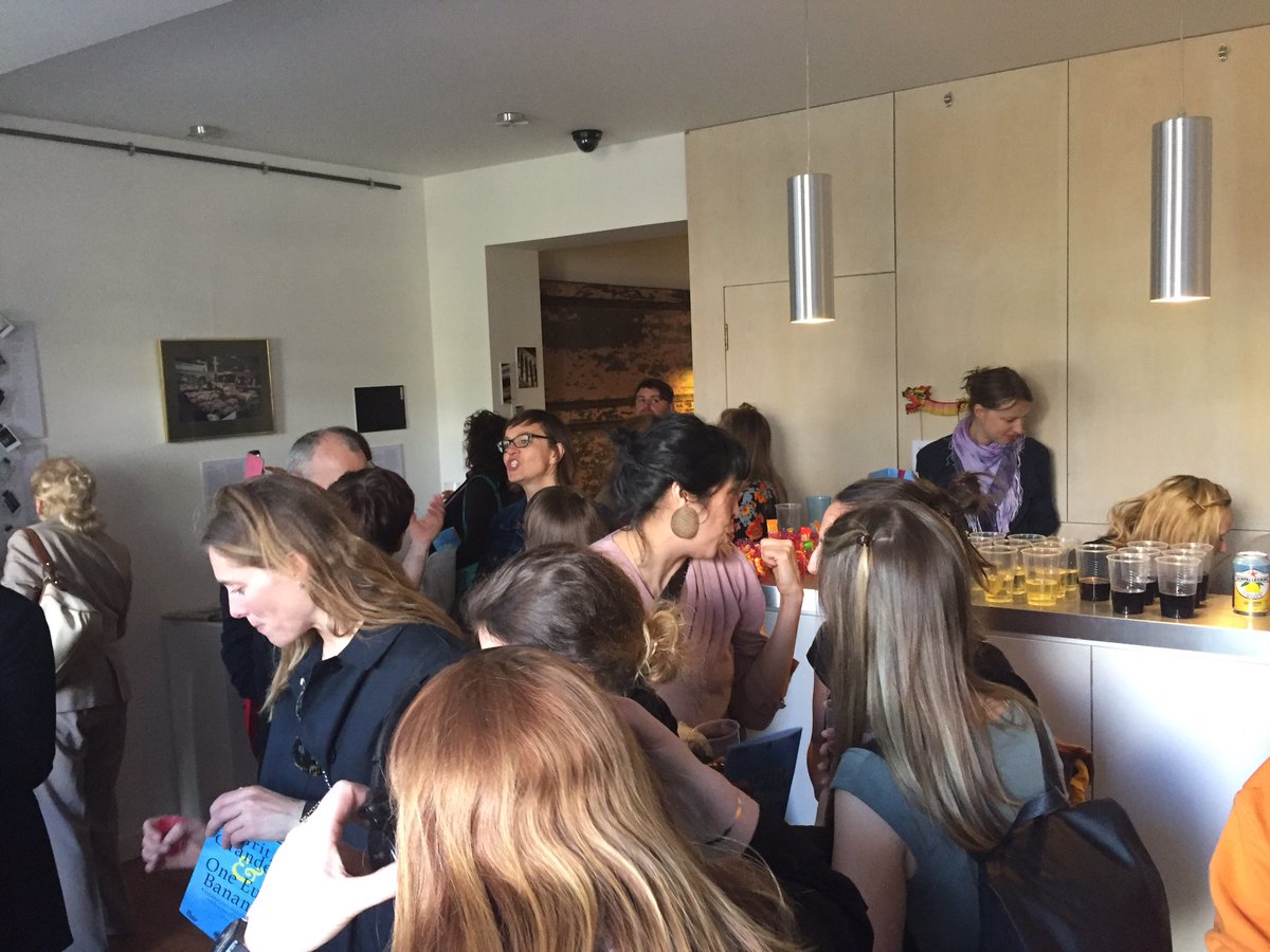 IAFarchitecture's tweet photo. Full house for the opening of 'Grit, Grandeur & One Euro Bananas' 🍌🍌🍌#MyD1 https://t.co/xevio9huzo