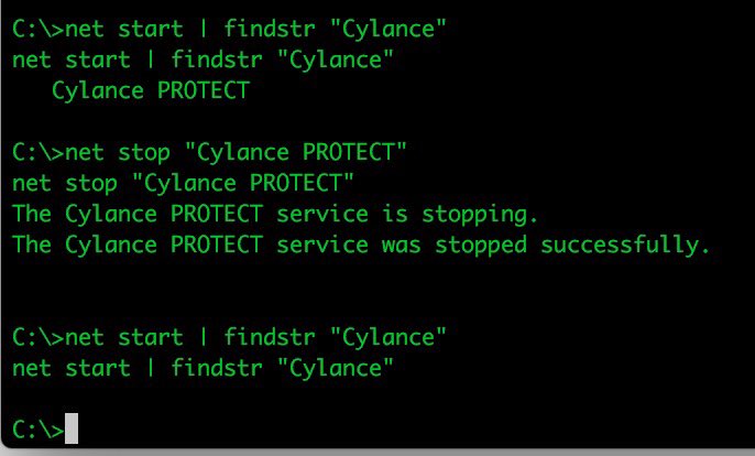 nyxgeek's tweet image. How I deal with Cylance ;)
#hackersecrets