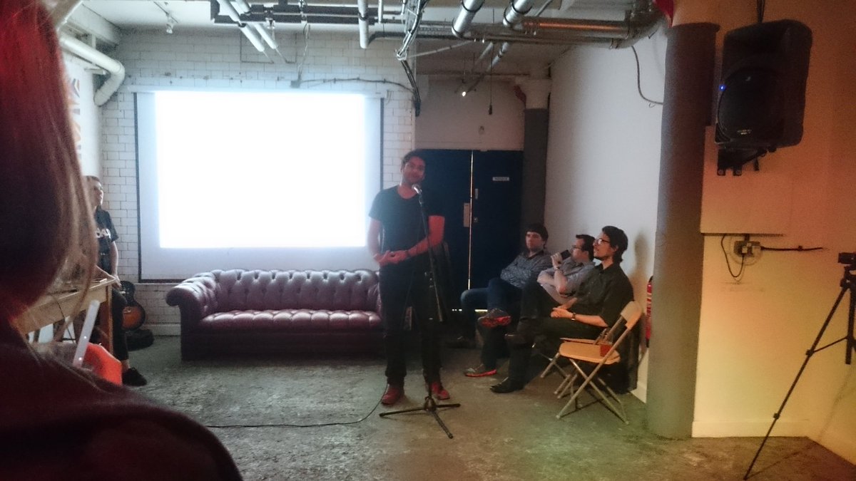AmmanAmd's tweet photo. Was good to share my fuck up and my recovery stories tonight. Sometimes "it's ok to quit" @funmanchester https://t.co/hTt4EQ5nC1