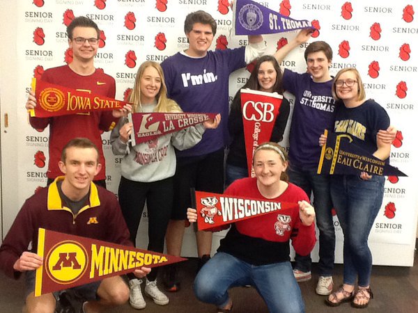 Attention Seniors! Senior Signing Day is Thursday, May 25th in the North Forum. Wear your college gear and tell your fellow seniors.