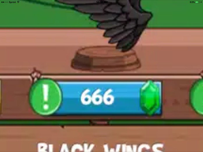 pixelquest123's tweet photo. OMG 666 THE DEVIL AND THE WINGS ARE BLACK OMG AND GO CHECK OUT FUN RUN 3 https://t.co/1sX3ufNwIh