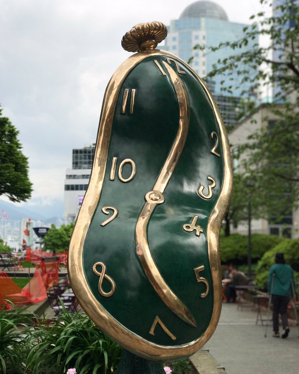 KirkandCo's tweet photo. Have you seen our new neighbour? #SalvadorDali #DanceOfTime #🕕 https://t.co/GurH43rzPU