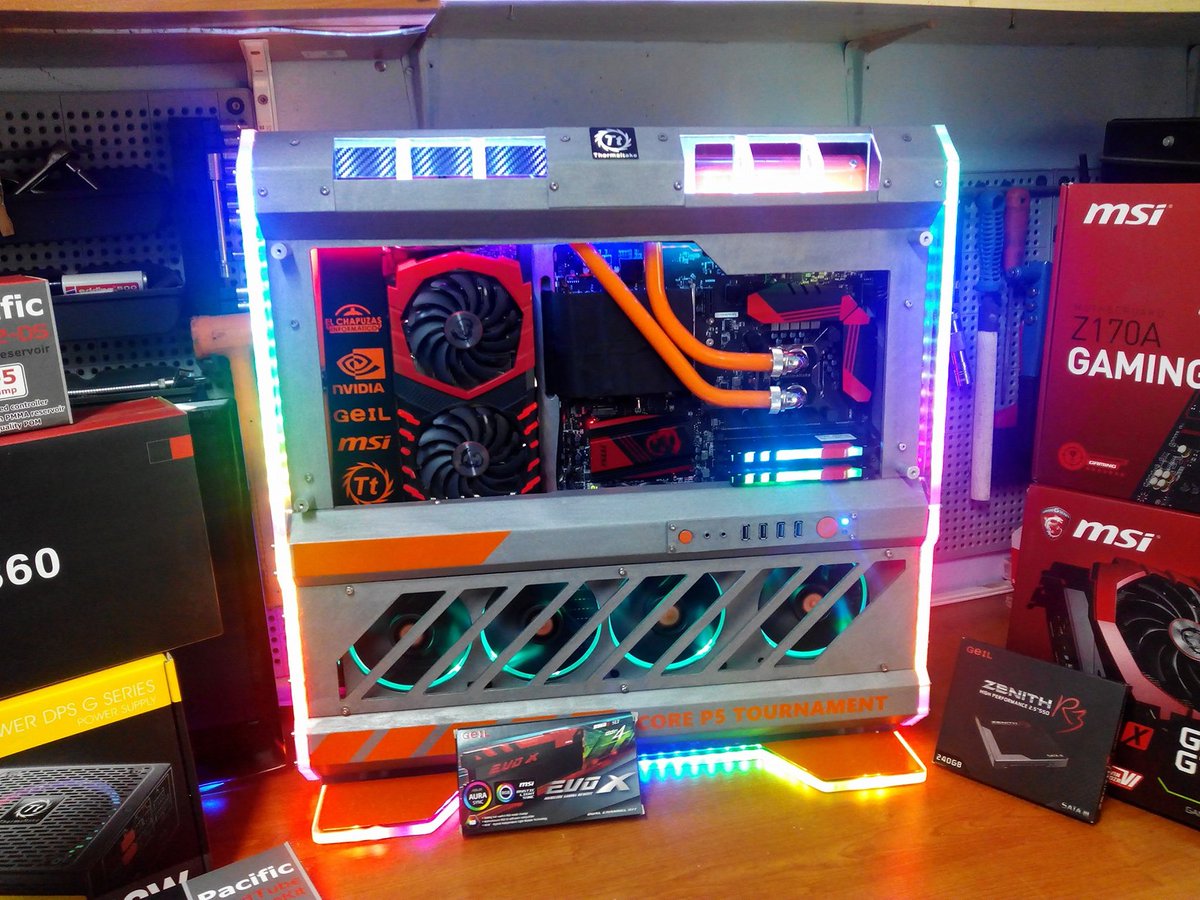 elchapuzas's tweet photo. Vota por tu mod favorito del Thermaltake CaseMod Invitation @NVIDIAGeForceES @GeILMemory @MSI_IBERIA  @thermaltakeEs https://t.co/y9mM2ZQ2h8 https://t.co/sLtV0bTjvs