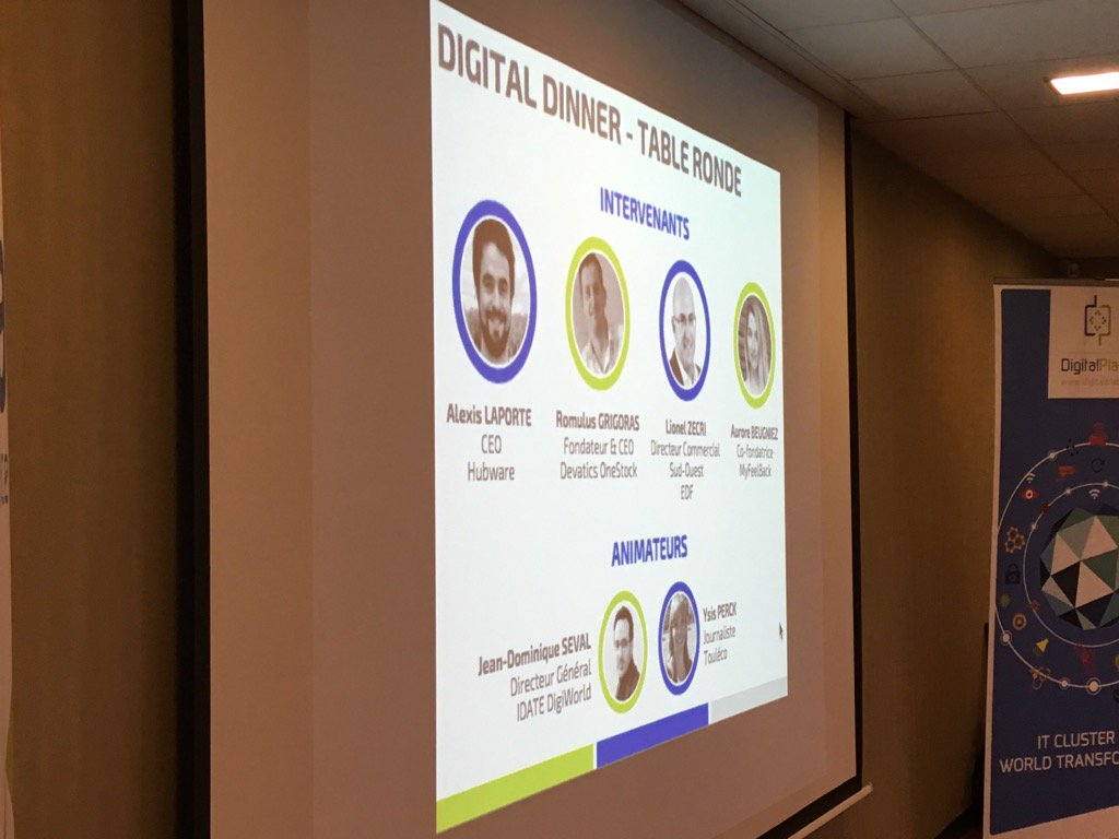 Super débat sur l'IA @ #digitalplaceICT en compagnie de <a href="/MyFeelBack/">MyFeelBack</a> <a href="/devatics/">Devatics</a> <a href="/Hubwa_re/">hubware</a> <a href="/EDFofficiel/">EDF</a> @IDATEDigiWorld