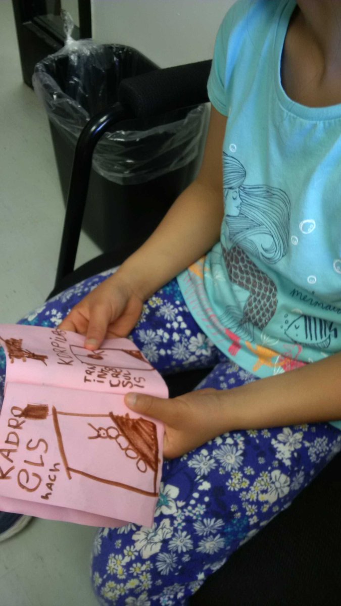 SK s's are excited to learn about butterflies! Thanks Jasmine for reading me your story #author <a href="/TDSB/">Toronto District School Board</a>
