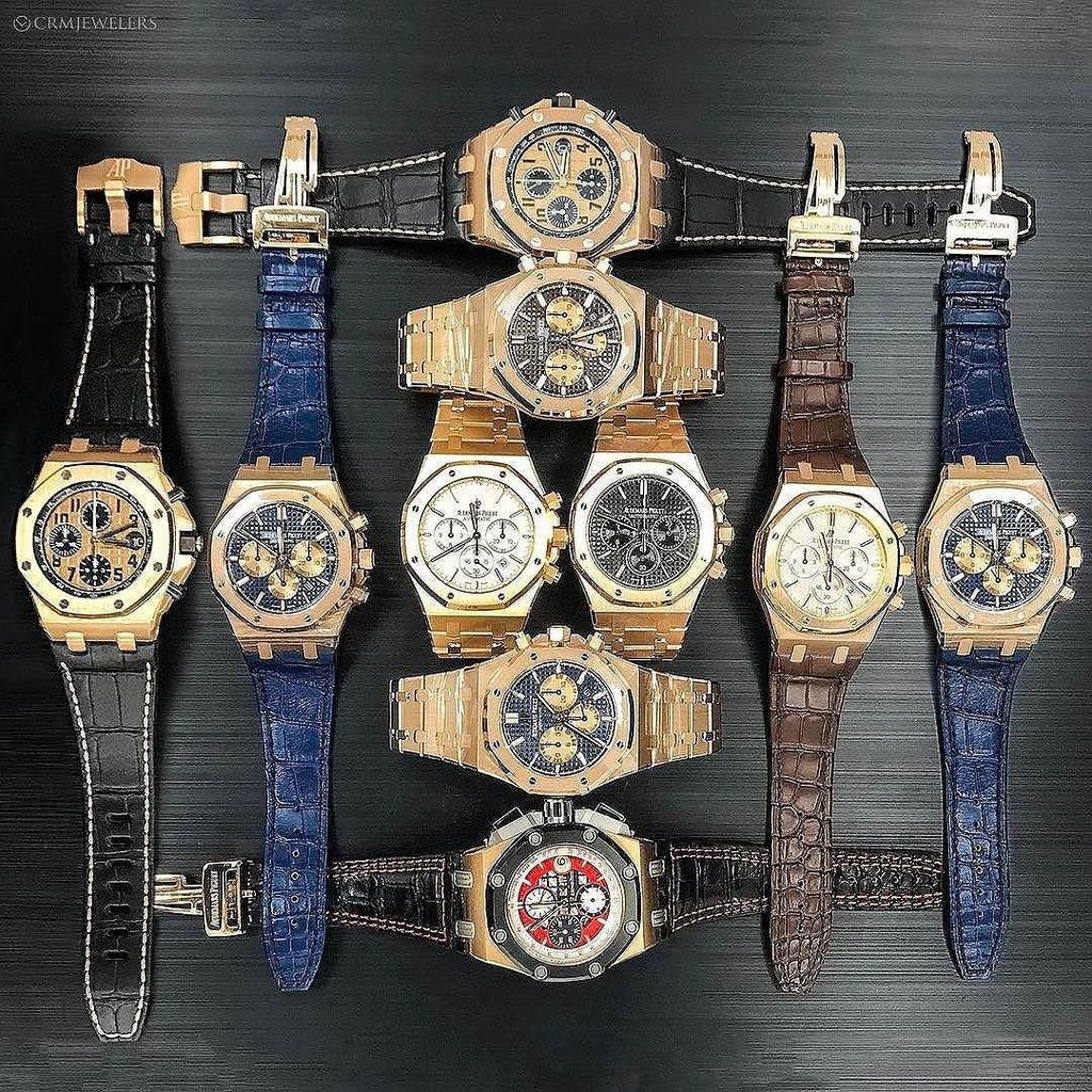 PWJinz's tweet photo. Royal Oak domination 😲 Which AP would you go for? 
Get following @prestigewatchjinz to see more!

#audemarspiguet … https://t.co/jMjH4x0shg https://t.co/zJO9WaJRgl