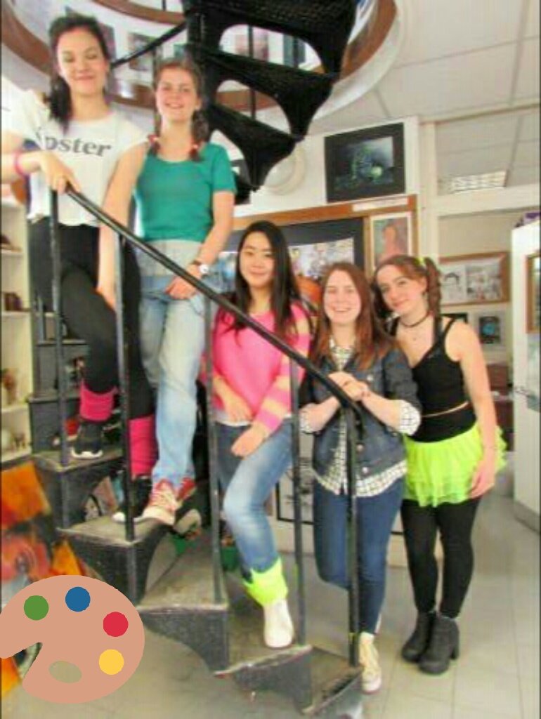 #chsdoitbest #chsartsdept #chsart #chs80s our last ever art lesson, will miss you girlies xx #chsalevel