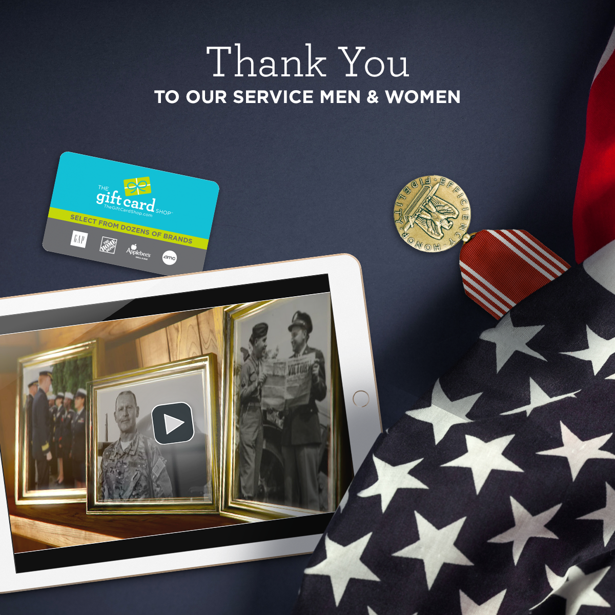 May 20th is Armed Forces Day. Say thank you to the service men and women in your life with a customized video. #tgcs
ow.ly/JL6v30bCfvb