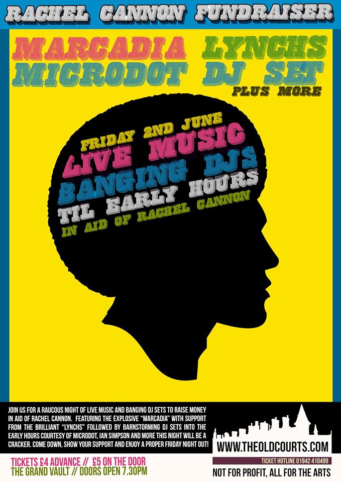 Back in Wigan next month for a ridiculous night of music and DJ's all for a real good cause. <a href="/theoldcourts/">The Old Courts</a> @Microdot66 <a href="/LYNCHSband/">LYNCHS</a>
