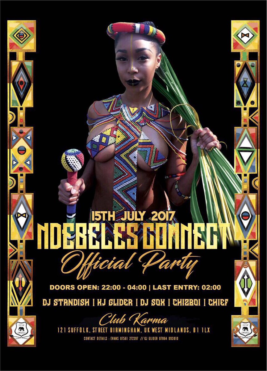 ndebelesconnect's tweet photo. 15th July Club Karma Birmingham #sohambango7 #NdebelesconnectOfficialParty 🔥🇿🇼🔥🙌🏾🍺 https://t.co/CmtJ1VgTnH