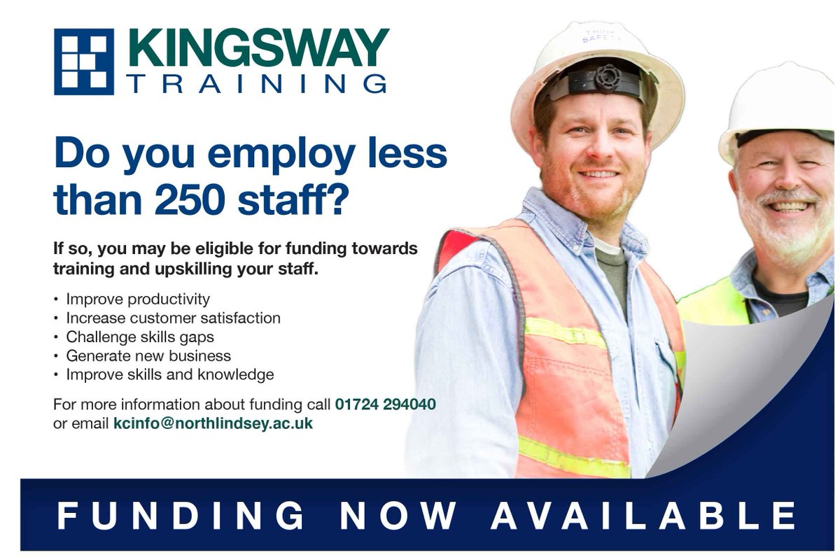 NorthLindsey's tweet photo. The @Kingsway_KCL team are ready to train your business in a range of skills, find out more here https://t.co/UkjwxFb4Rn https://t.co/Ev75PtcUWE