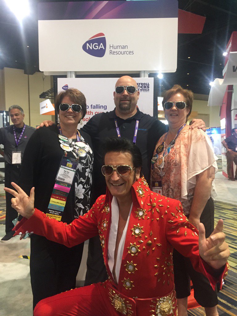 raeawilson85's tweet photo. Hanging with Elvis at APA #Paycon #NGArocks https://t.co/S4B0l2wtqG