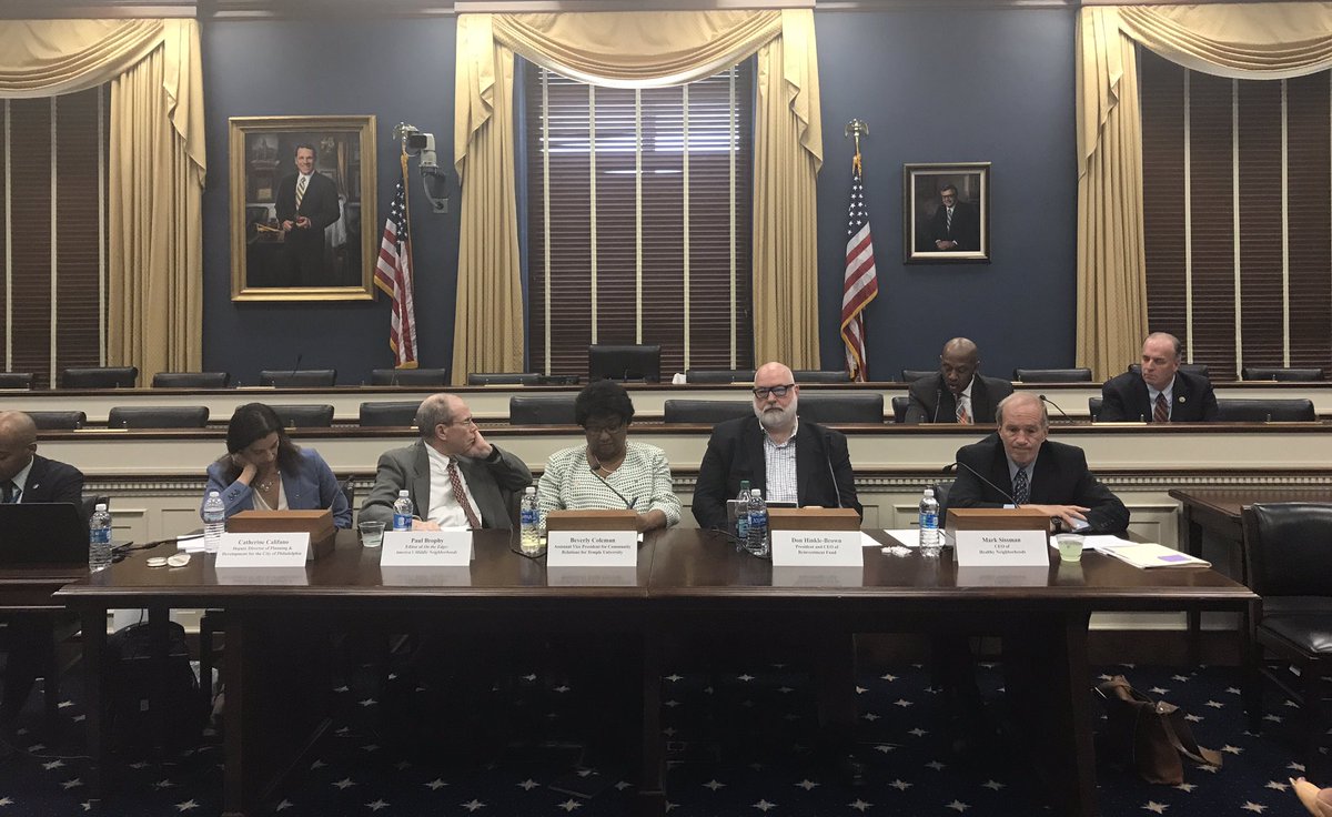 Opening remarks at the Middle Neighborhoods Congressional Briefing with Rep. Dwight Evans (PA - 02) and Rep. Dan Kildee (MI - 05)