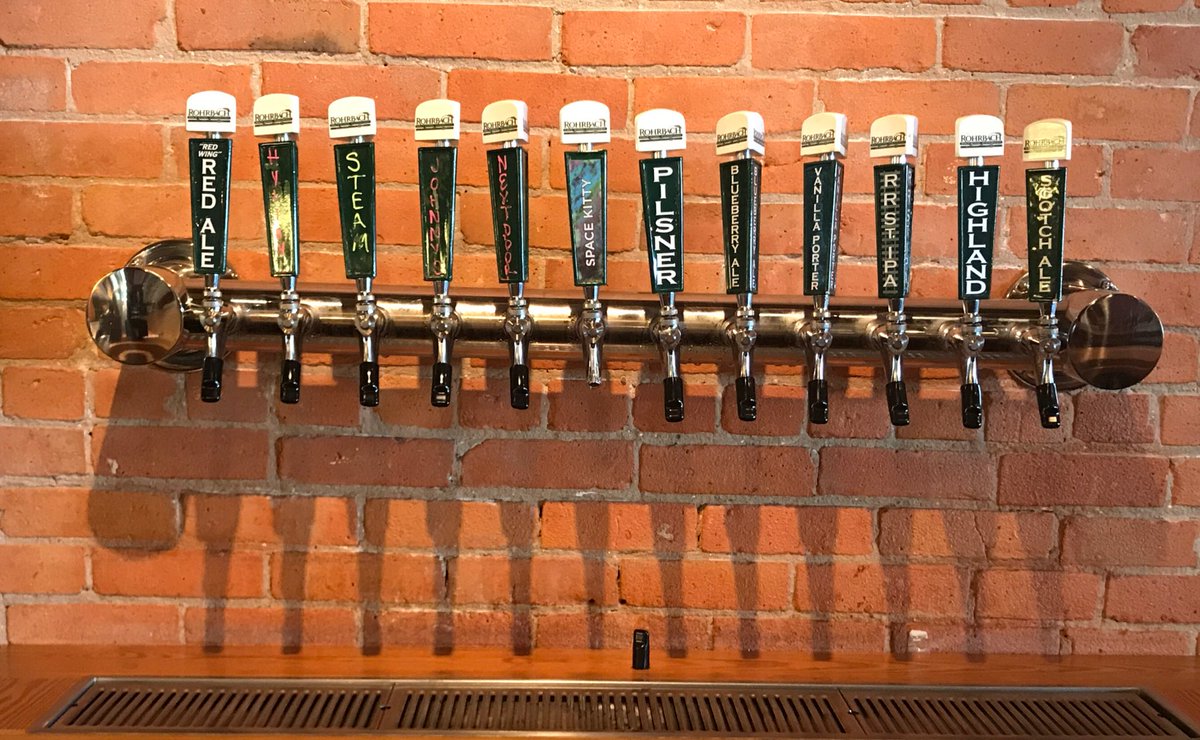 Enjoying a brew at stop #2 <a href="/Rohrbachs/">Rohrbach Brewing Co.</a> #spacekitty #craftbeer #daydrinking