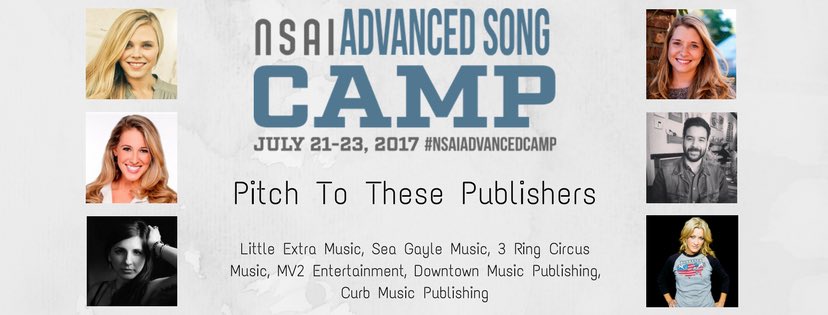 MV2ent's tweet photo. We're participating in this year's Pitch to Publisher event at #NSAIadvancedcamp! Sign up at @NSAIofficial's website! 🎶 https://t.co/SptlvUNMN6