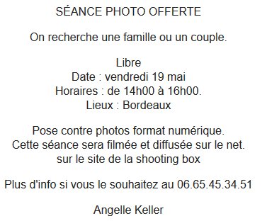 Famille ou couple sur #Bordeaux ? Libre demain ? Venez poser pour un shooting photo avec #AngelleKeller et <a href="/LaShootingBOX/">LaShootingBOX</a> !