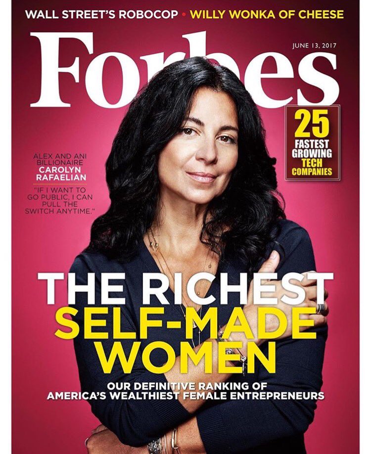 We are so incredibly proud of our owner <a href="/carolyn/">Carolyn Rafaelian</a> ! Congratulations! <a href="/Forbes/">Forbes</a>