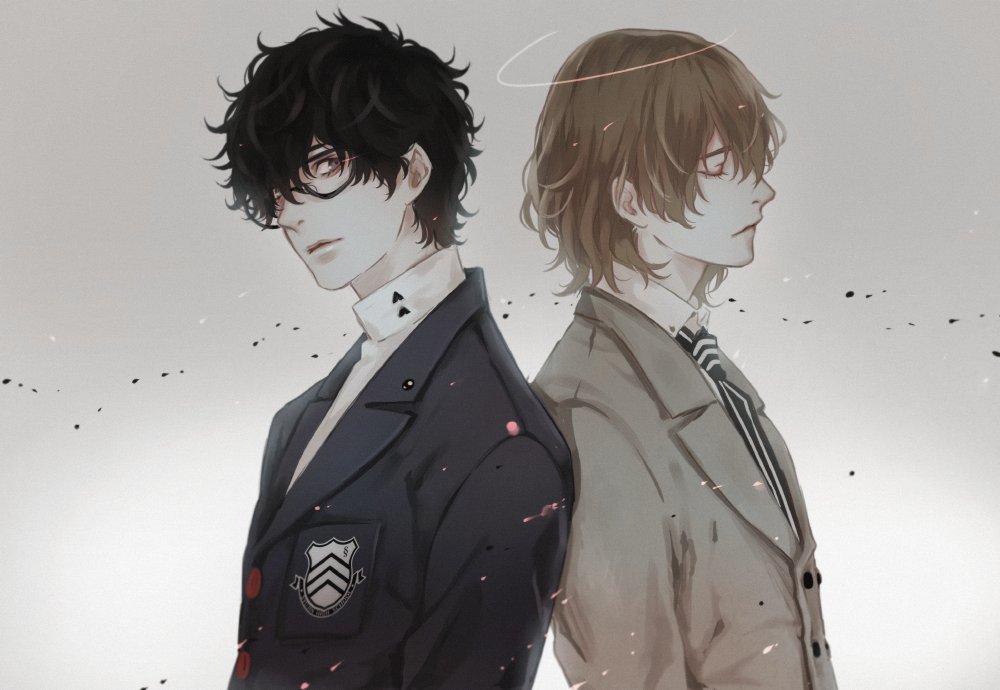 ペルソナ5 主人公 来栖 暁 と明智 吾郎 Persona 5 Protagonist Akira And Akechi Goro 話題の画像がわかるサイト