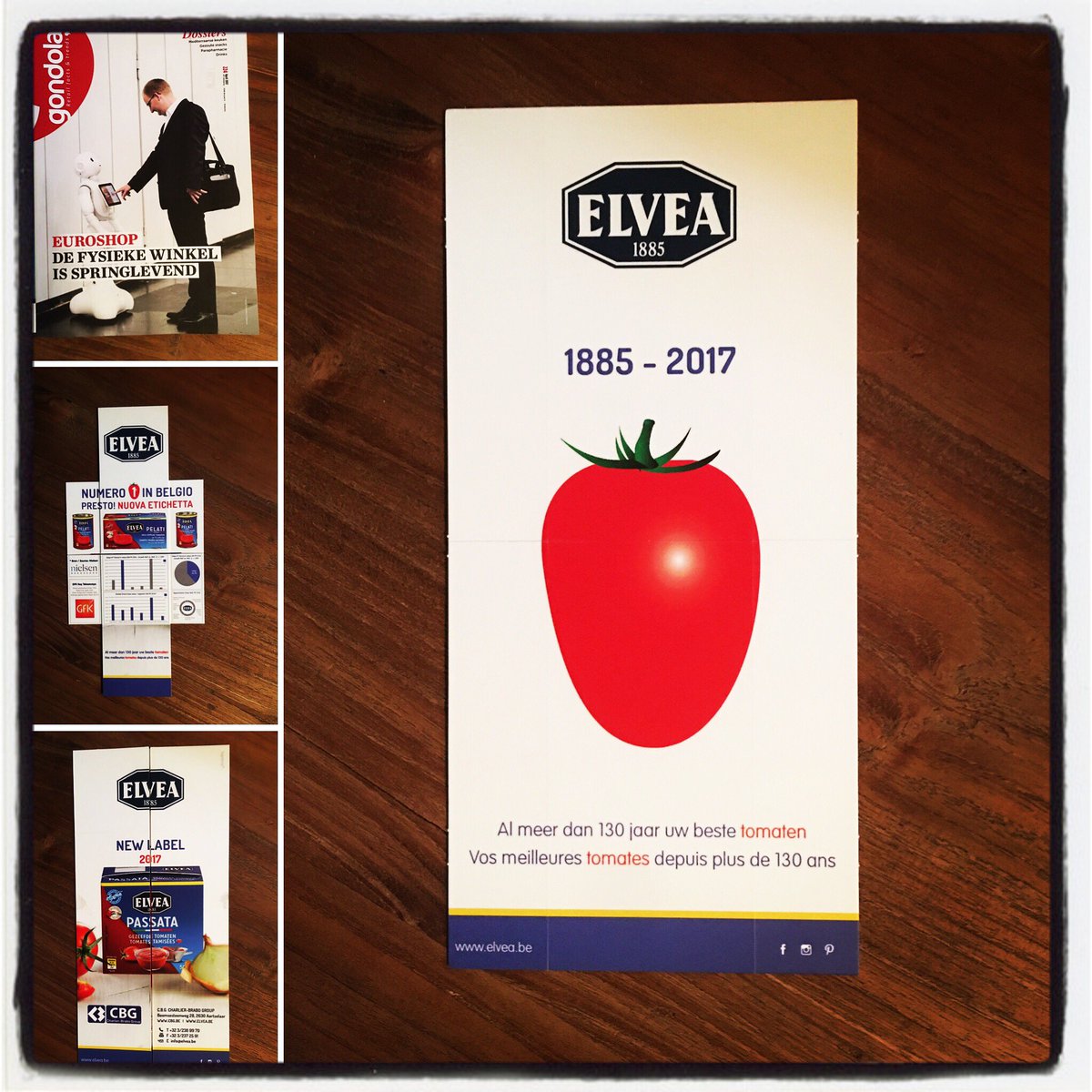 cjtosj's tweet photo. Elvea newpackaging #logoloop info in @gondolamagazine traditie sinds 1885 #evolutie geen #revolutie https://t.co/zbxONiZlRd