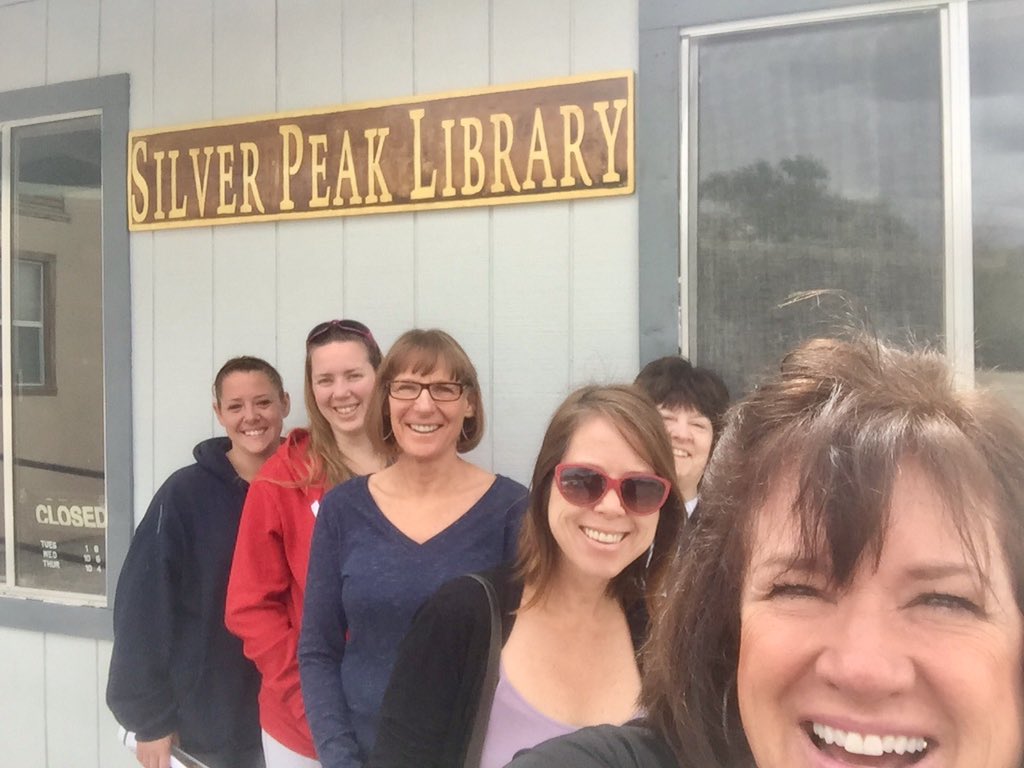 NSLA_lsta's tweet photo. Monday at the Esmeralda County Library for Nevada Libraries planning session #nvlib2021 @NVDeptofAdm https://t.co/uiLa6Q4POl