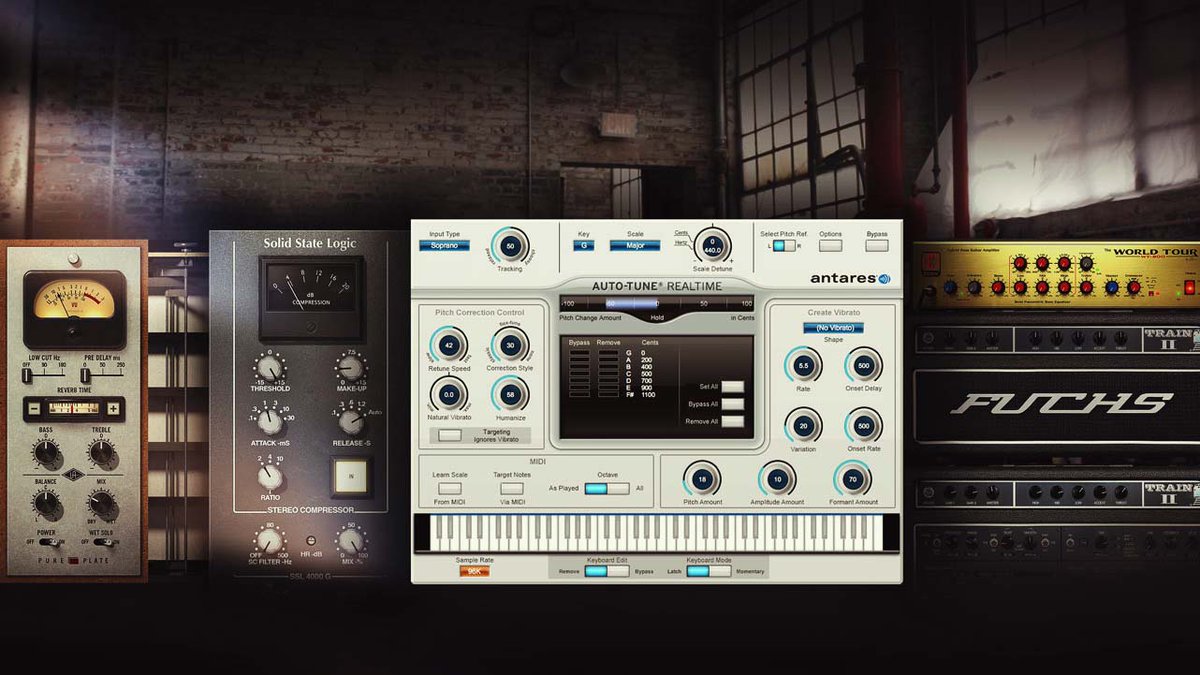 Waves autotune. UAD Antares auto Tune real time\ 13 Audio. Antares Autotune realtime. SSL 4000 Compressor. UAD Antares Autotune White.