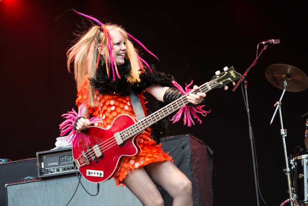 Talking heads' tina weymouth on her bassline in the new selena gomez