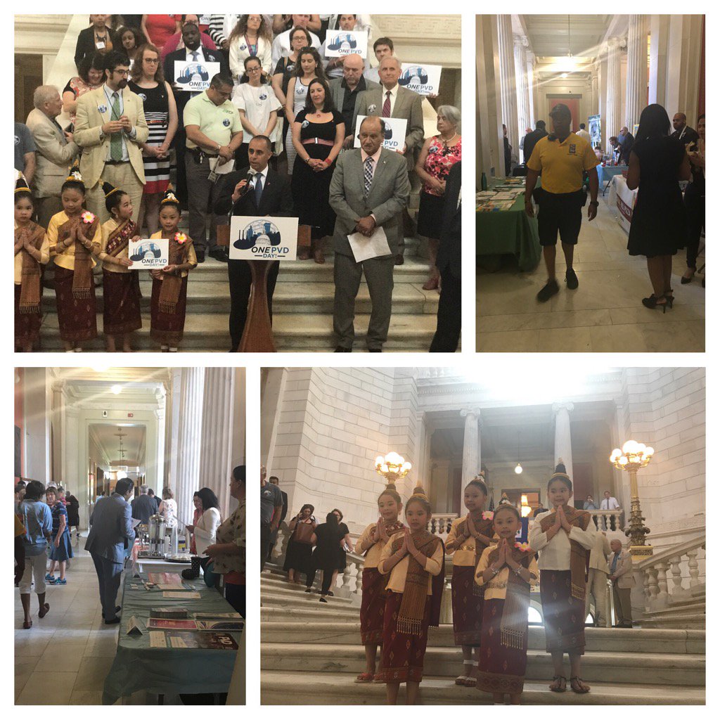 Proud that so many #PVD businesses, restaurants, &amp; artists came out to celebrate #OnePVDday at the #RI statehouse
