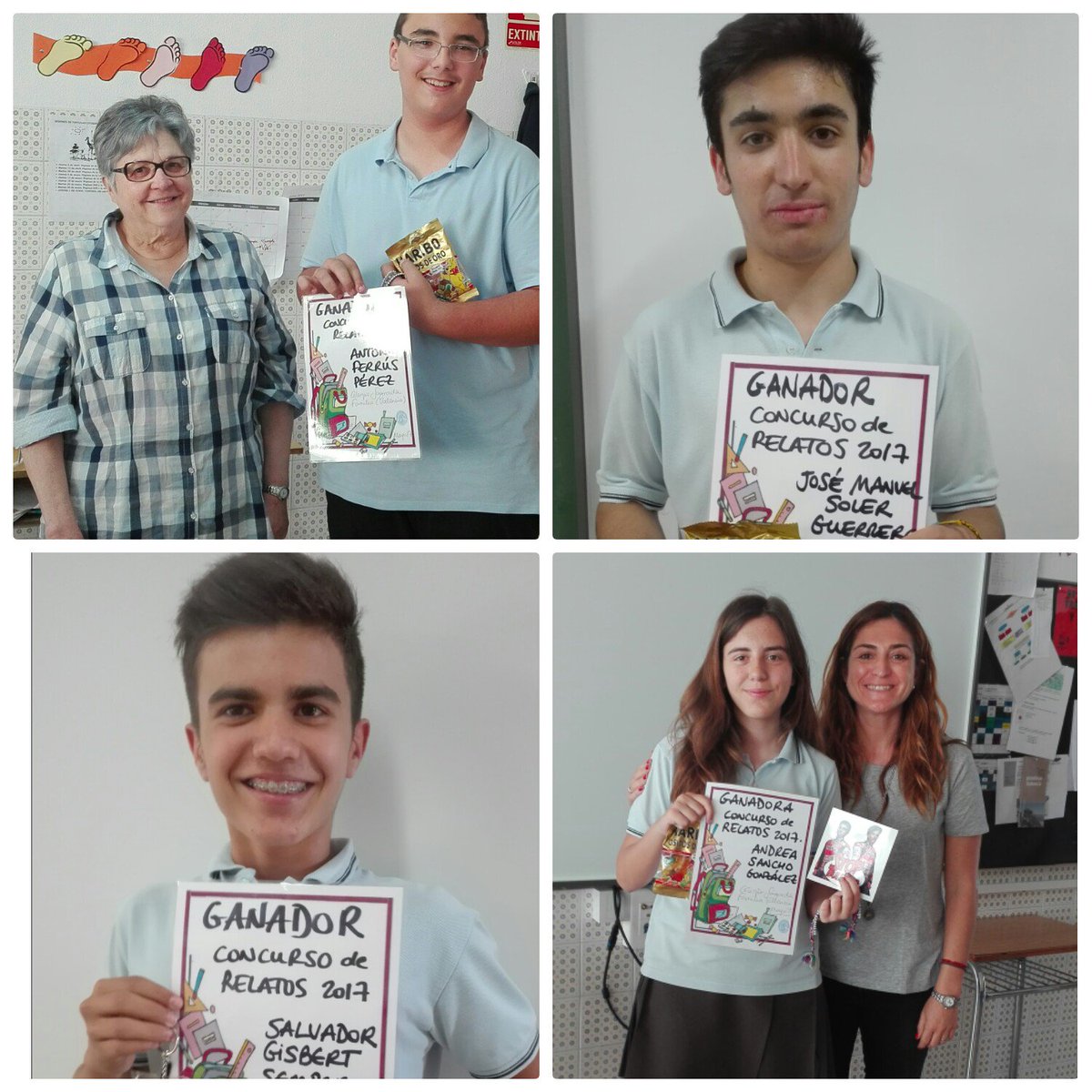 VevaMSuay's tweet photo. Enhorabuena a los ganadores del concurso de relatos de 2°y3° de la ESO. Relatos increíbles escritos por alumn@s muy creativos. Mil gracias. https://t.co/onoDPpuOgq